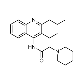 N-(3-ethyl-2-propylquinolin-4-yl)-2-(piperidin-1-yl)acetamide|CS-0559985