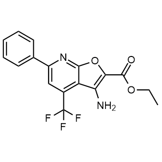 Ethyl 3-amino-6-phenyl-4-(trifluoromethyl)furo[2,3-b]pyridine-2-carboxylate|CS-0560464