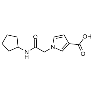 1-(2-(Cyclopentylamino)-2-oxoethyl)-1H-pyrrole-3-carboxylic acid|CS-0560661