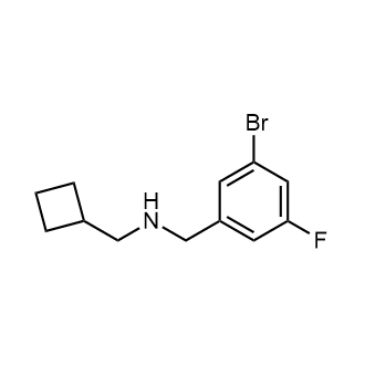 N-(3-bromo-5-fluorobenzyl)-1-cyclobutylmethanamine|CS-0560667