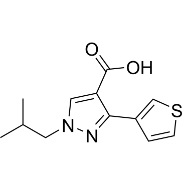 1-Isobutyl-3-(thiophen-3-yl)-1H-pyrazole-4-carboxylic acid|CS-0560789