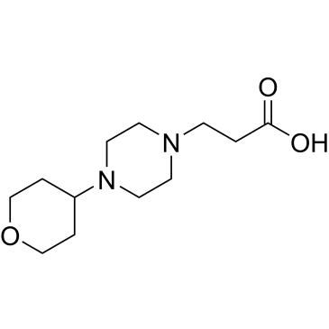 3-(4-(Tetrahydro-2H-pyran-4-yl)piperazin-1-yl)propanoic acid|CS-0560871