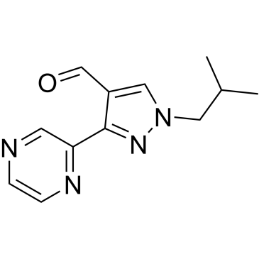 1-Isobutyl-3-(pyrazin-2-yl)-1H-pyrazole-4-carbaldehyde|CS-0560873