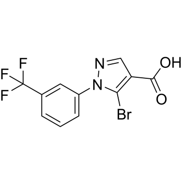 5-Bromo-1-(3-(trifluoromethyl)phenyl)-1H-pyrazole-4-carboxylic acid|CS-0560890