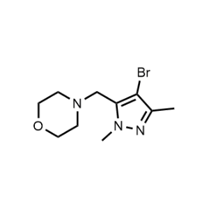 4-((4-Bromo-1,3-dimethyl-1H-pyrazol-5-yl)methyl)morpholine|CS-0560983