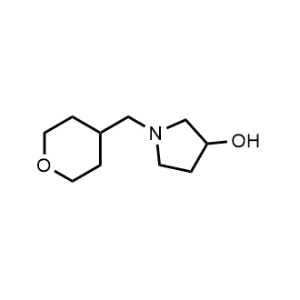 1-((Tetrahydro-2H-pyran-4-yl)methyl)pyrrolidin-3-ol|CS-0561057