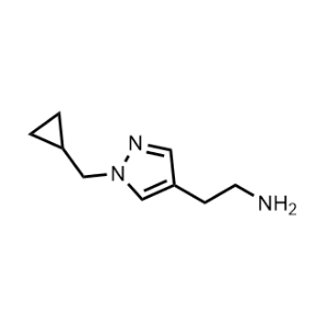 2-(1-(Cyclopropylmethyl)-1H-pyrazol-4-yl)ethan-1-amine|CS-0561075