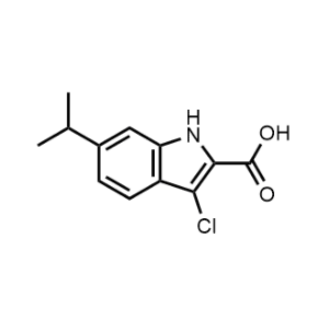 3-Chloro-6-isopropyl-1H-indole-2-carboxylic acid|CS-0561196