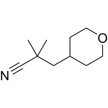 2,2-Dimethyl-3-(tetrahydro-2H-pyran-4-yl)propanenitrile|CS-0561347