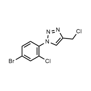1-(4-Bromo-2-chlorophenyl)-4-(chloromethyl)-1H-1,2,3-triazole|CS-0561365