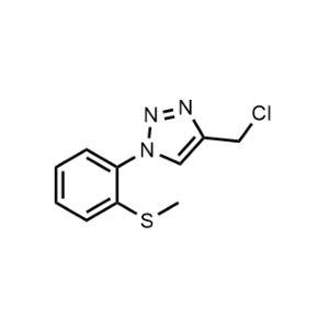 4-(Chloromethyl)-1-(2-(methylthio)phenyl)-1H-1,2,3-triazole|CS-0561397