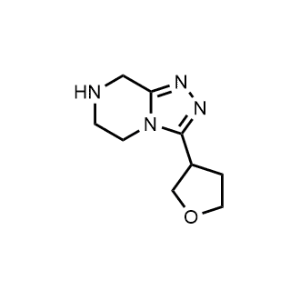 3-(Tetrahydrofuran-3-yl)-5,6,7,8-tetrahydro-[1,2,4]triazolo[4,3-a]pyrazine|CS-0561406