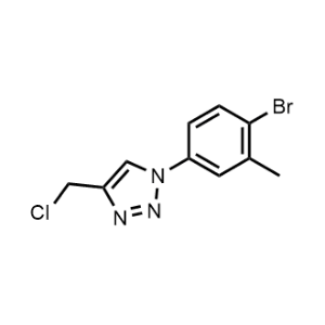 1-(4-Bromo-3-methylphenyl)-4-(chloromethyl)-1H-1,2,3-triazole|CS-0561456