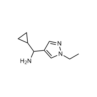 Cyclopropyl(1-ethyl-1H-pyrazol-4-yl)methanamine|CS-0561479