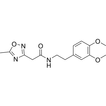 N-(3,4-dimethoxyphenethyl)-2-(5-methyl-1,2,4-oxadiazol-3-yl)acetamide|CS-0562082