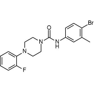 N-(4-bromo-3-methylphenyl)-4-(2-fluorophenyl)piperazine-1-carboxamide|CS-0562218