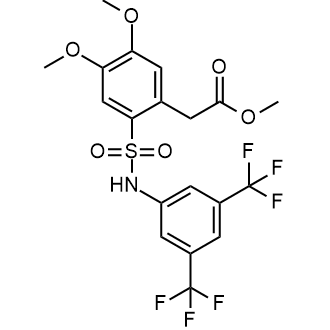 Methyl 2-(2-(N-(3,5-bis(trifluoromethyl)phenyl)sulfamoyl)-4,5-dimethoxyphenyl)acetate|CS-0562220