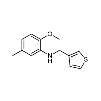 2-Methoxy-5-methyl-N-(thiophen-3-ylmethyl)aniline|CS-0562315