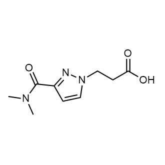 3-(3-(Dimethylcarbamoyl)-1H-pyrazol-1-yl)propanoic acid|CS-0562384