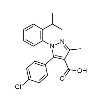 5-(4-Chlorophenyl)-1-(2-isopropylphenyl)-3-methyl-1H-pyrazole-4-carboxylic acid|CS-0562478
