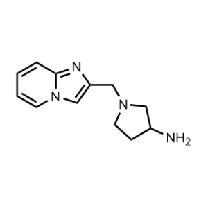 1-(Imidazo[1,2-a]pyridin-2-ylmethyl)pyrrolidin-3-amine|CS-0562539