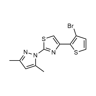 4-(3-Bromothiophen-2-yl)-2-(3,5-dimethyl-1H-pyrazol-1-yl)thiazole|CS-0562543