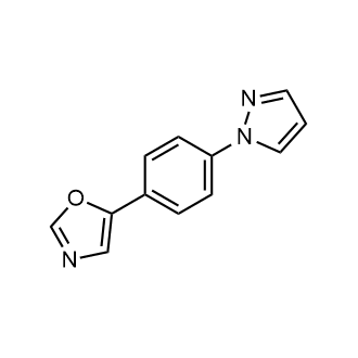5-(4-(1H-pyrazol-1-yl)phenyl)oxazole|CS-0562552
