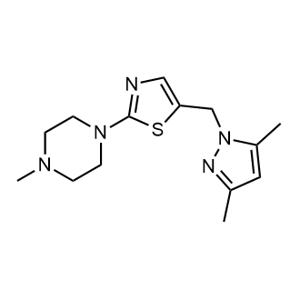 5-((3,5-Dimethyl-1H-pyrazol-1-yl)methyl)-2-(4-methylpiperazin-1-yl)thiazole|CS-0562559