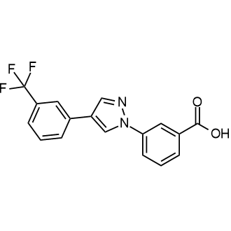 3-(4-(3-(Trifluoromethyl)phenyl)-1H-pyrazol-1-yl)benzoic acid|CS-0562568