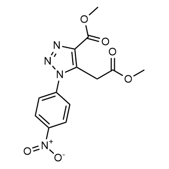 Methyl 5-(2-methoxy-2-oxoethyl)-1-(4-nitrophenyl)-1H-1,2,3-triazole-4-carboxylate|CS-0562806