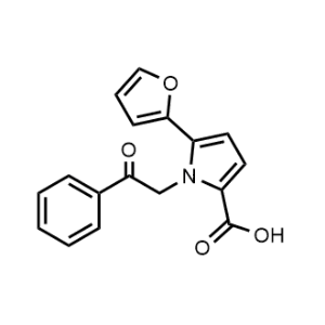 5-(Furan-2-yl)-1-(2-oxo-2-phenylethyl)-1H-pyrrole-2-carboxylic acid|CS-0562845