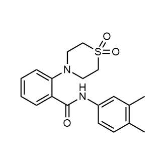 N-(3,4-dimethylphenyl)-2-(1,1-dioxidothiomorpholino)benzamide|CS-0563266