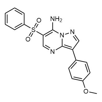 3-(4-Methoxyphenyl)-6-(phenylsulfonyl)pyrazolo[1,5-a]pyrimidin-7-amine|CS-0563337
