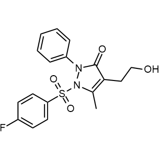 1-((4-Fluorophenyl)sulfonyl)-4-(2-hydroxyethyl)-5-methyl-2-phenyl-1,2-dihydro-3H-pyrazol-3-one|CS-0563388