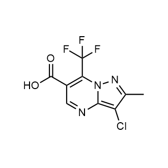 3-Chloro-2-methyl-7-(trifluoromethyl)pyrazolo[1,5-a]pyrimidine-6-carboxylic acid|CS-0563390