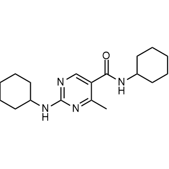 N-cyclohexyl-2-(cyclohexylamino)-4-methylpyrimidine-5-carboxamide|CS-0563422