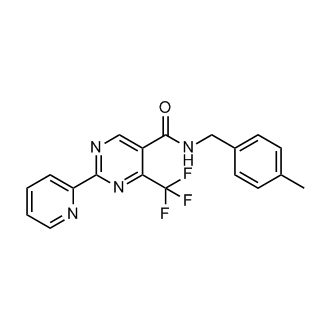 N-(4-methylbenzyl)-2-(pyridin-2-yl)-4-(trifluoromethyl)pyrimidine-5-carboxamide|CS-0563460