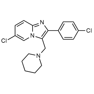 6-Chloro-2-(4-chlorophenyl)-3-(piperidin-1-ylmethyl)imidazo[1,2-a]pyridine|CS-0563506