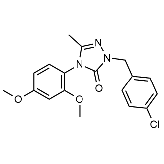2-(4-Chlorobenzyl)-4-(2,4-dimethoxyphenyl)-5-methyl-2,4-dihydro-3H-1,2,4-triazol-3-one|CS-0563554