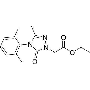 Ethyl 2-(4-(2,6-dimethylphenyl)-3-methyl-5-oxo-4,5-dihydro-1H-1,2,4-triazol-1-yl)acetate|CS-0563563