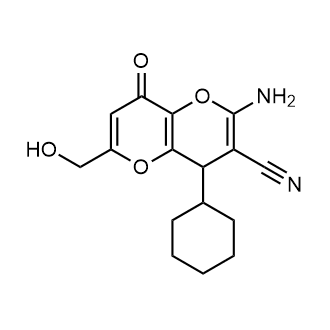 2-Amino-4-cyclohexyl-6-(hydroxymethyl)-8-oxo-4,8-dihydropyrano[3,2-b]pyran-3-carbonitrile|CS-0563617
