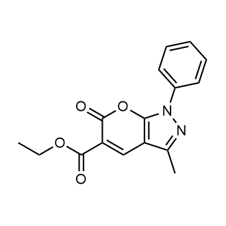Ethyl 3-methyl-6-oxo-1-phenyl-1,6-dihydropyrano[2,3-c]pyrazole-5-carboxylate|CS-0563852