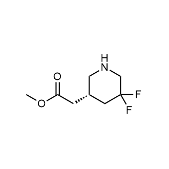 (S)-Methyl 2-(5,5-difluoropiperidin-3-yl)acetate|CS-0564292