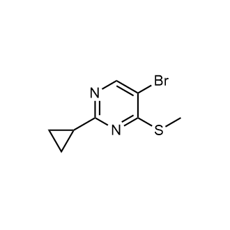 5-Bromo-2-cyclopropyl-4-(methylthio)pyrimidine|CS-0564645