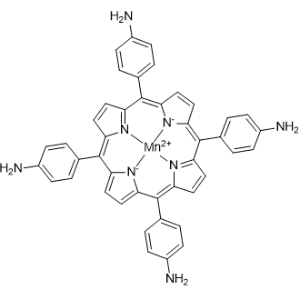 Manganese, [[4,4′,4′′,4′′′-(21H,23H-porphine-5,10,15,20-tetrayl-κN21,κN22,κN23,κN24)tetrakis[benzenaminato]](2-)]-, (SP-4-1)-|CS-0564885