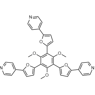 4,4',4''-(5,5',5''-(2,4,6-Trimethoxybenzene-1,3,5-triyl)tris(furan-5,2-diyl))tripyridine|CS-0564904