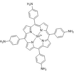 Tin, [[4,4′,4′′,4′′′-(21H,23H-porphine-5,10,15,20-tetrayl-κN21,κN22,κN23,κN24)tetrakis[benzenaminato]](2-)]-, (SP-4-1)-|CS-0564914