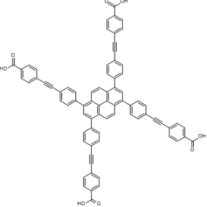 4,4',4'',4'''-((Pyrene-1,3,6,8-tetrayltetrakis(benzene-4,1-diyl))tetrakis(ethyne-2,1-diyl))tetrabenzoic acid|CS-0564965