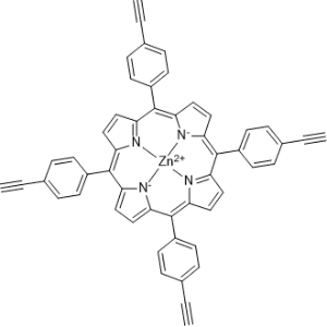 (SP-4-1)-[5,10,15,20-Tetrakis(4-ethynylphenyl)-21H,23H-porphinato(2-)-κN21,κN22,κN23,κN24]zinc|CS-0564984