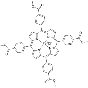 (SP-5-12)-Chloro[[1,1′,1′′,1′′′-tetramethyl 4,4′,4′′,4′′′-(21H,23H-porphine-5,10,15,20-tetrayl-κN21,κN22,κN23,κN24)tetrakis[benzoato]](2-)]iron|CS-0564993